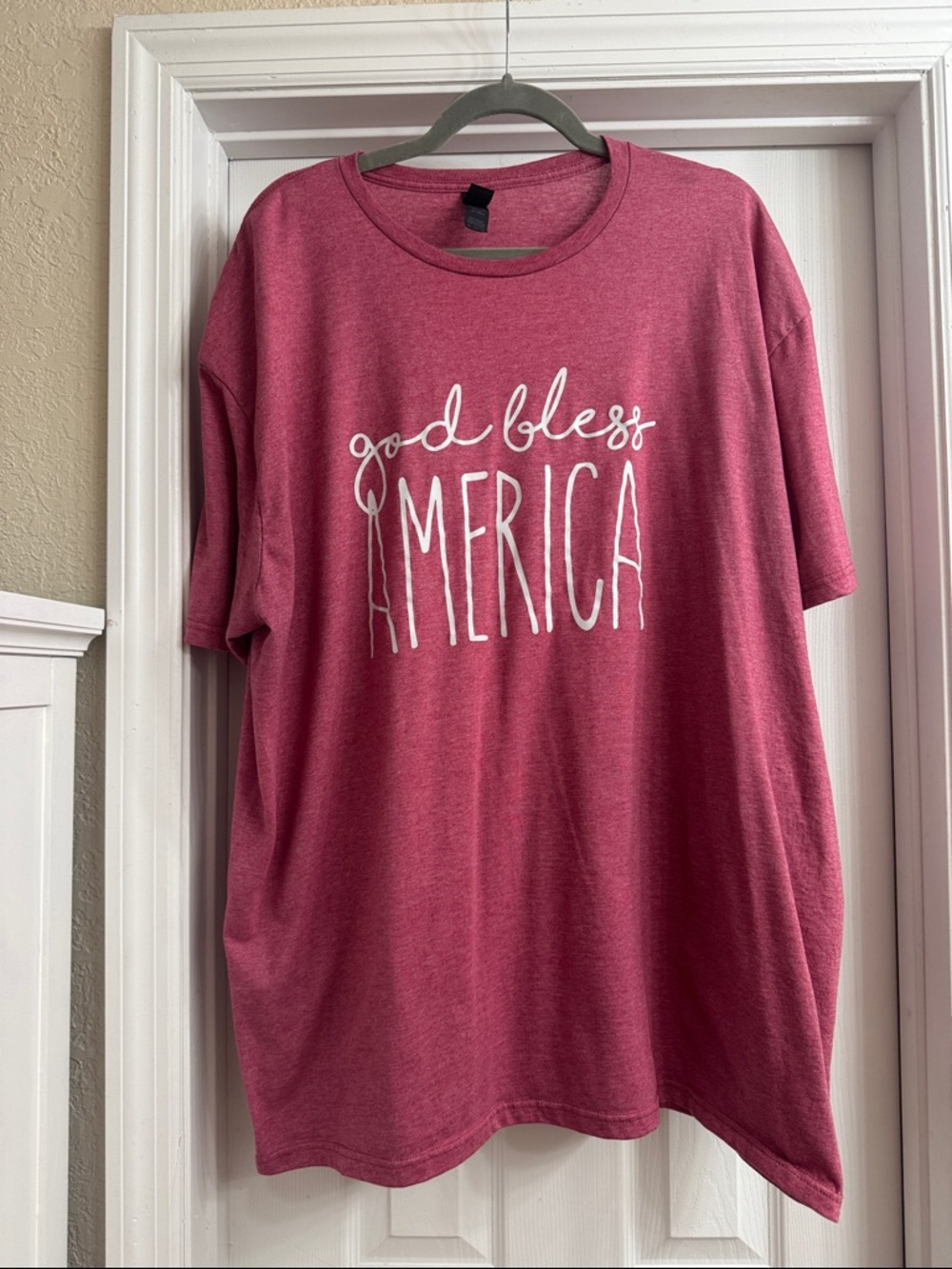 God Bless America Graphic Tee - Dusty Rose